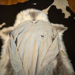 VS PINK LING SLEEVE TEE